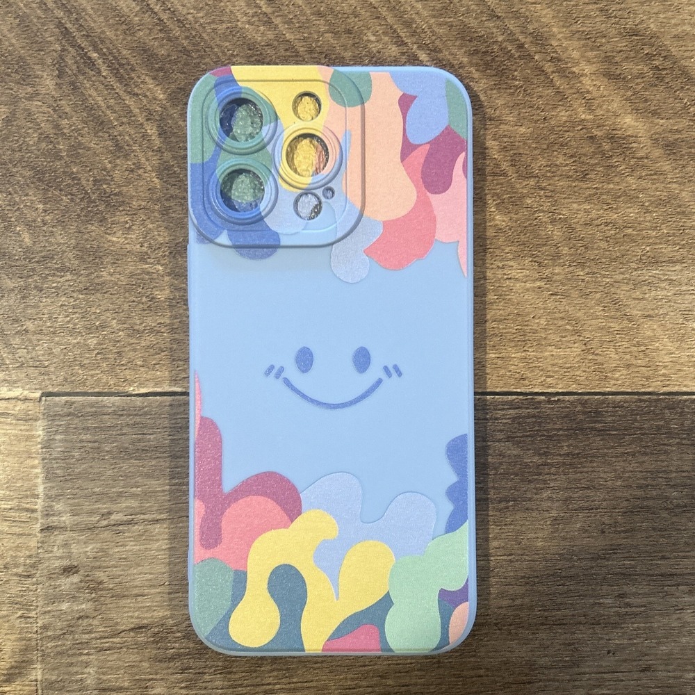 iPhone 15 Pro Max Phone Case Silicone Jelly Case Blue Waves‎ Brand New